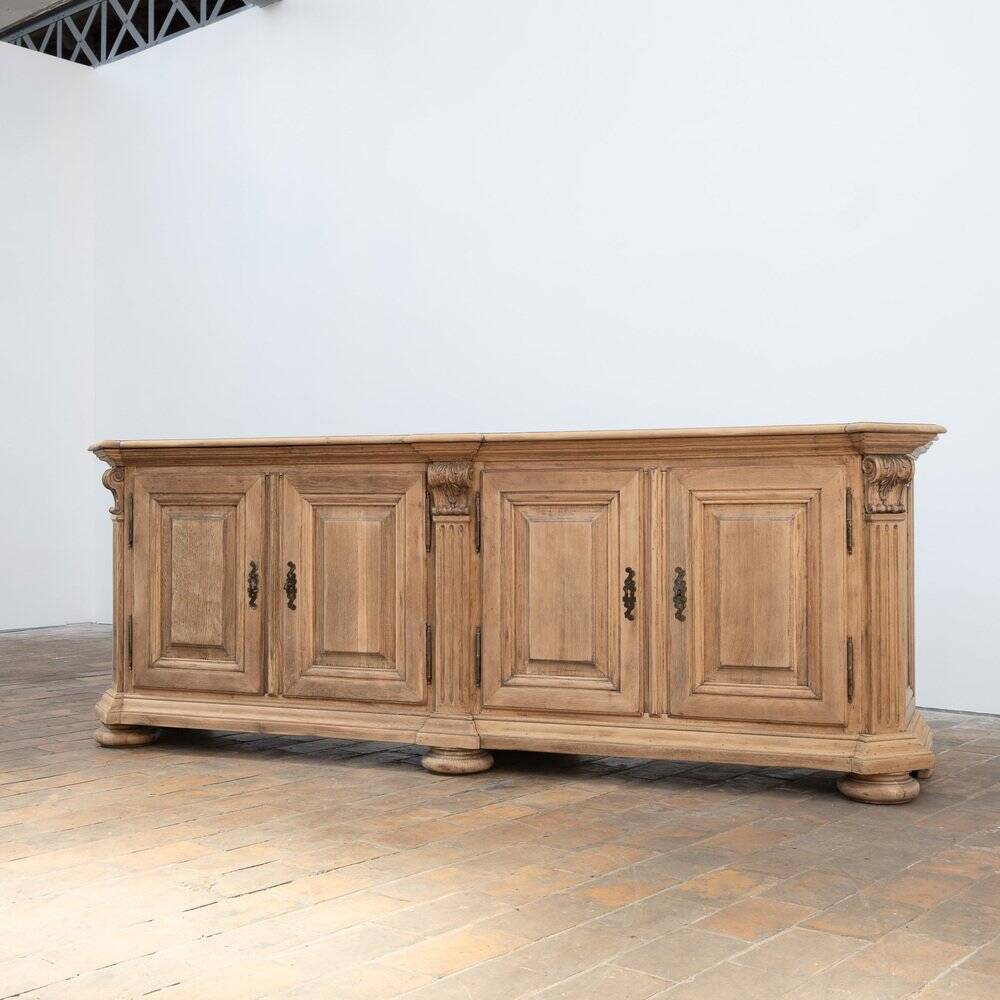 Grand buffet en chêne vintage, 1950