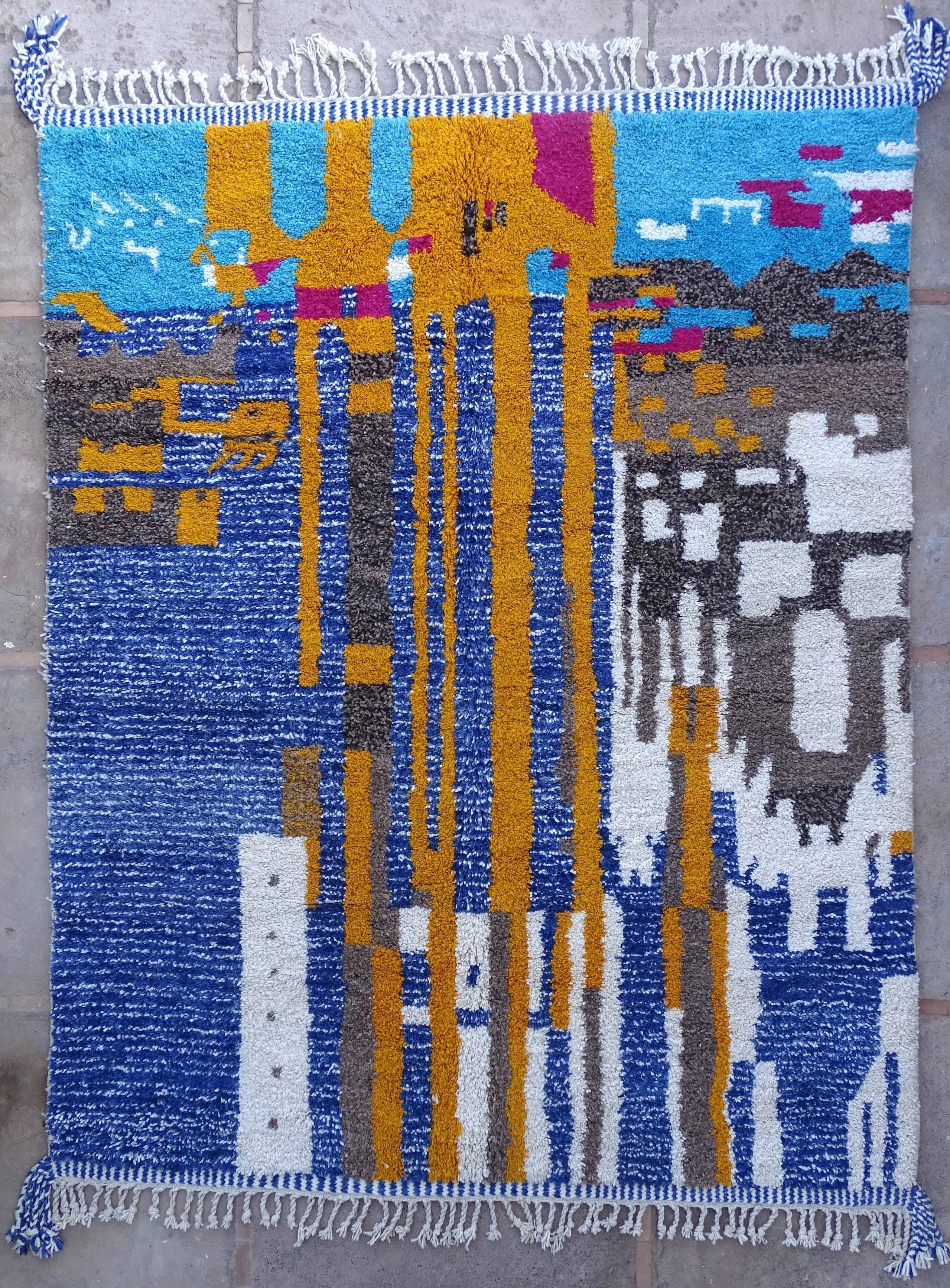 Moroccan Berber carpet Beni ouarain 335 x 255 cm