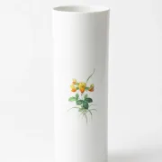 Cylindrical vase with wildflower decoration by Meissen, 1970s