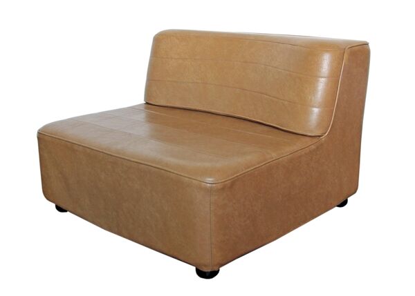 Paire de chauffeuses steiner pouvant former canapé, 1970s