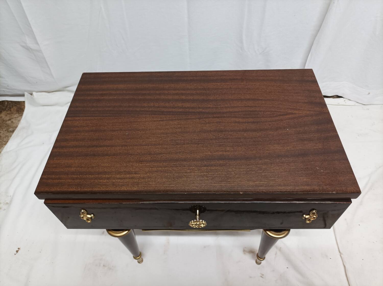Vintage lacquered nightstand