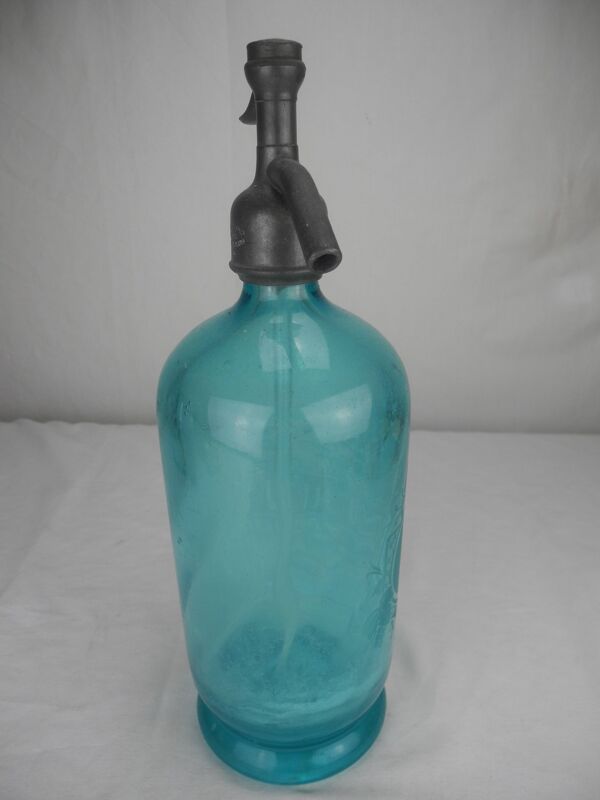 ancienne bouteille siphon eau seltz Drouhin antique french bottle