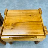 Pair of homemade elm bedside tables Regain