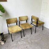 Set of three 50s chairs