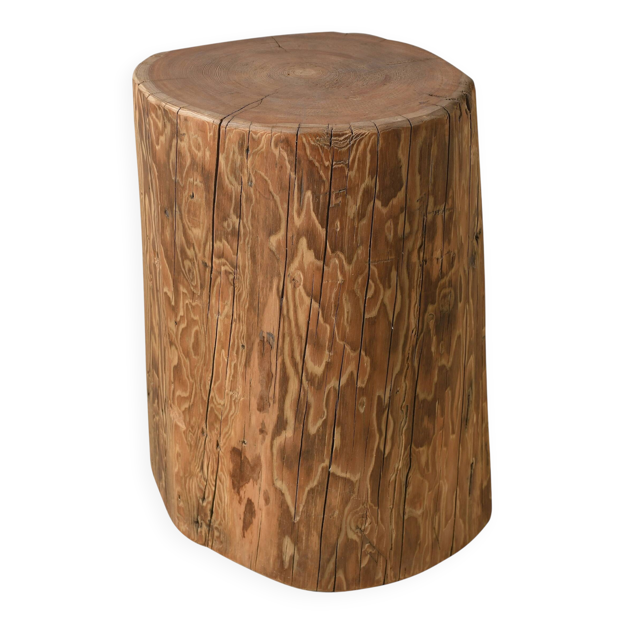 Hechi - Antique pine side table no. 7