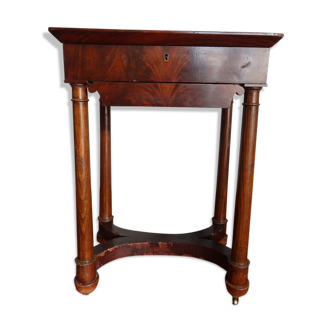 Mahogany Empire and mahogany veneer dressing table