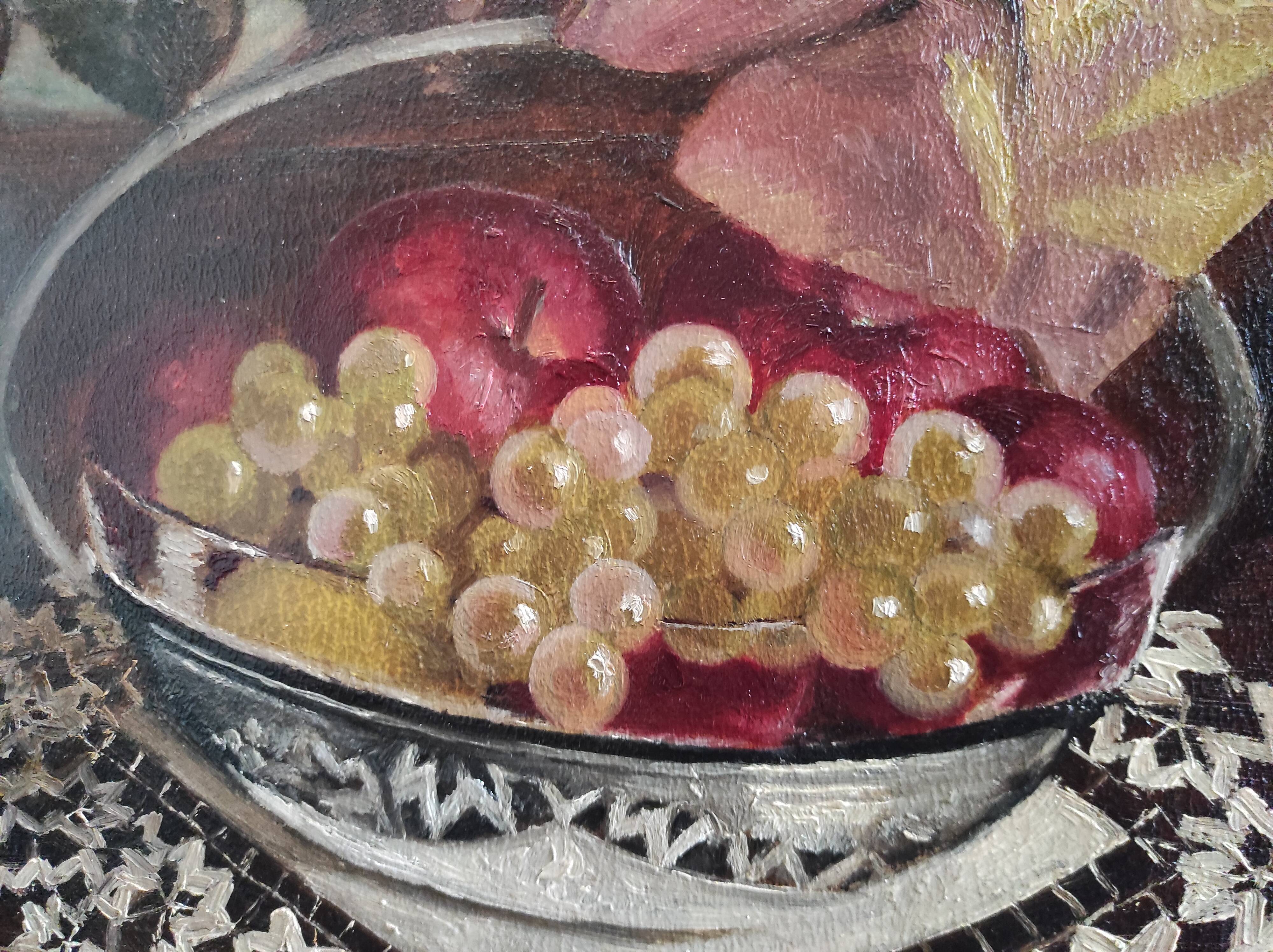 Antique still life, signed Y. Luboade, 1897