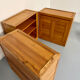 Modular sideboard Ateliers Chauvin solid wood design 70s