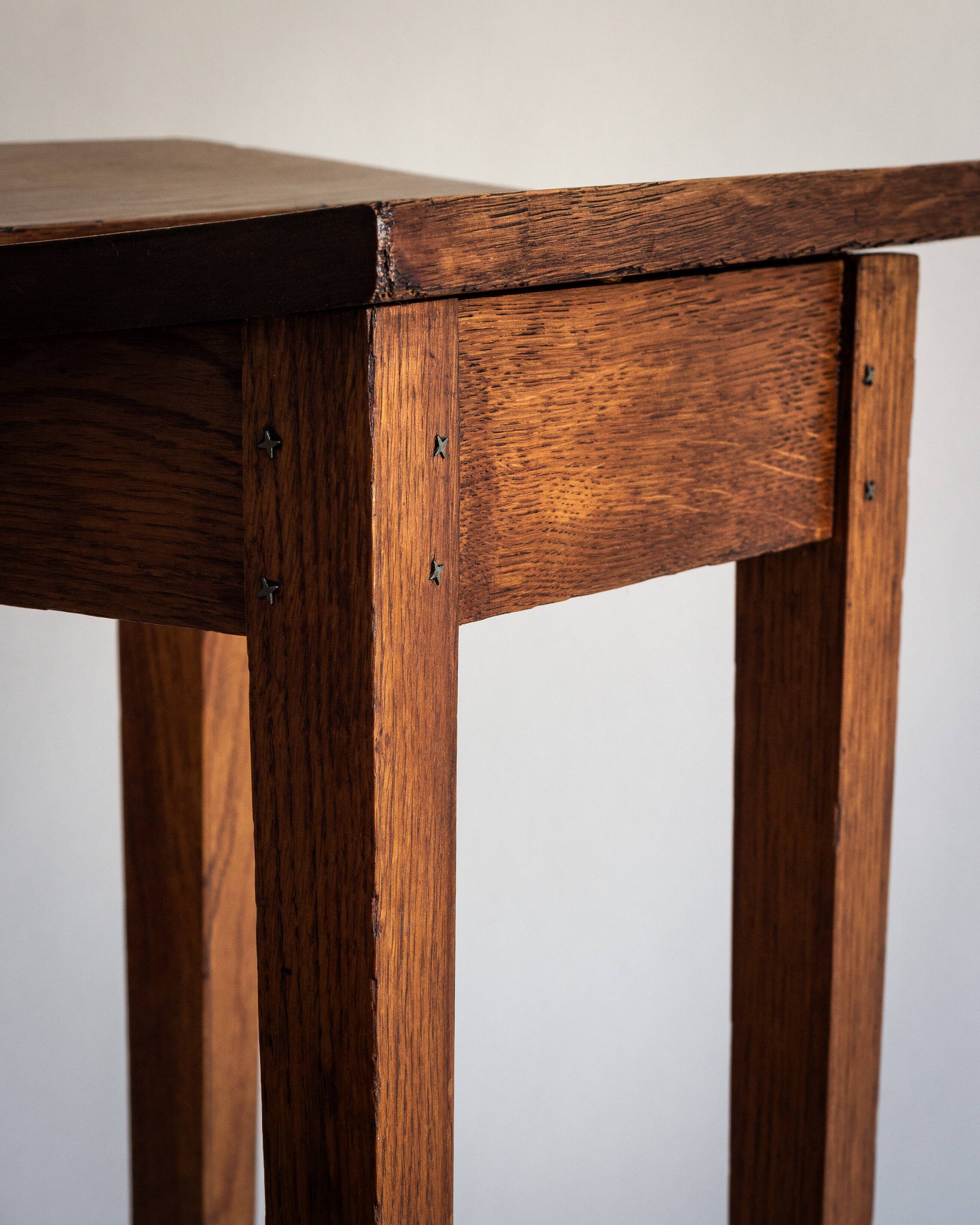 Wooden stool, reconstruction period, Anonymous craft work, 1950s