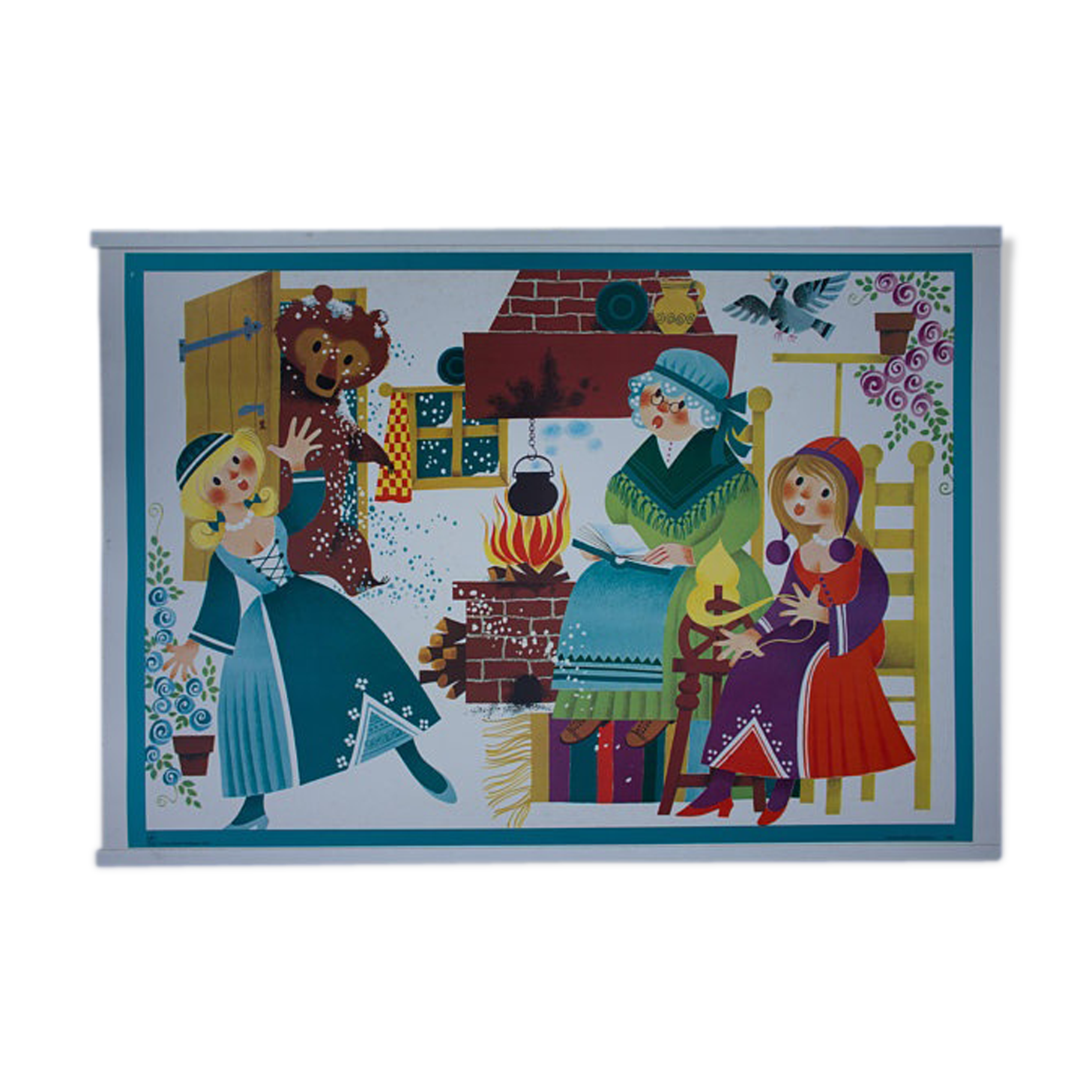 Poster published by Quirin Haslinger Linz Austria 1964