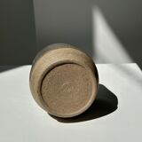 Large gray Indonesian ceramic mug