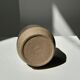 Large gray Indonesian ceramic mug