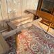 Louis XVI style dining table in cherry wood with extension.