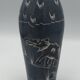 Soapstone soliflore vase, hand carved and painted in africa
