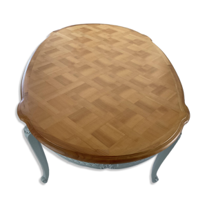 Table ovale Louis XV - gris