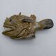 Glazed ceramic fish. Monkfish or monkfish. Can be used as a soliflore.
