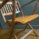 Folding armchair made in Italy stamped Reguitti