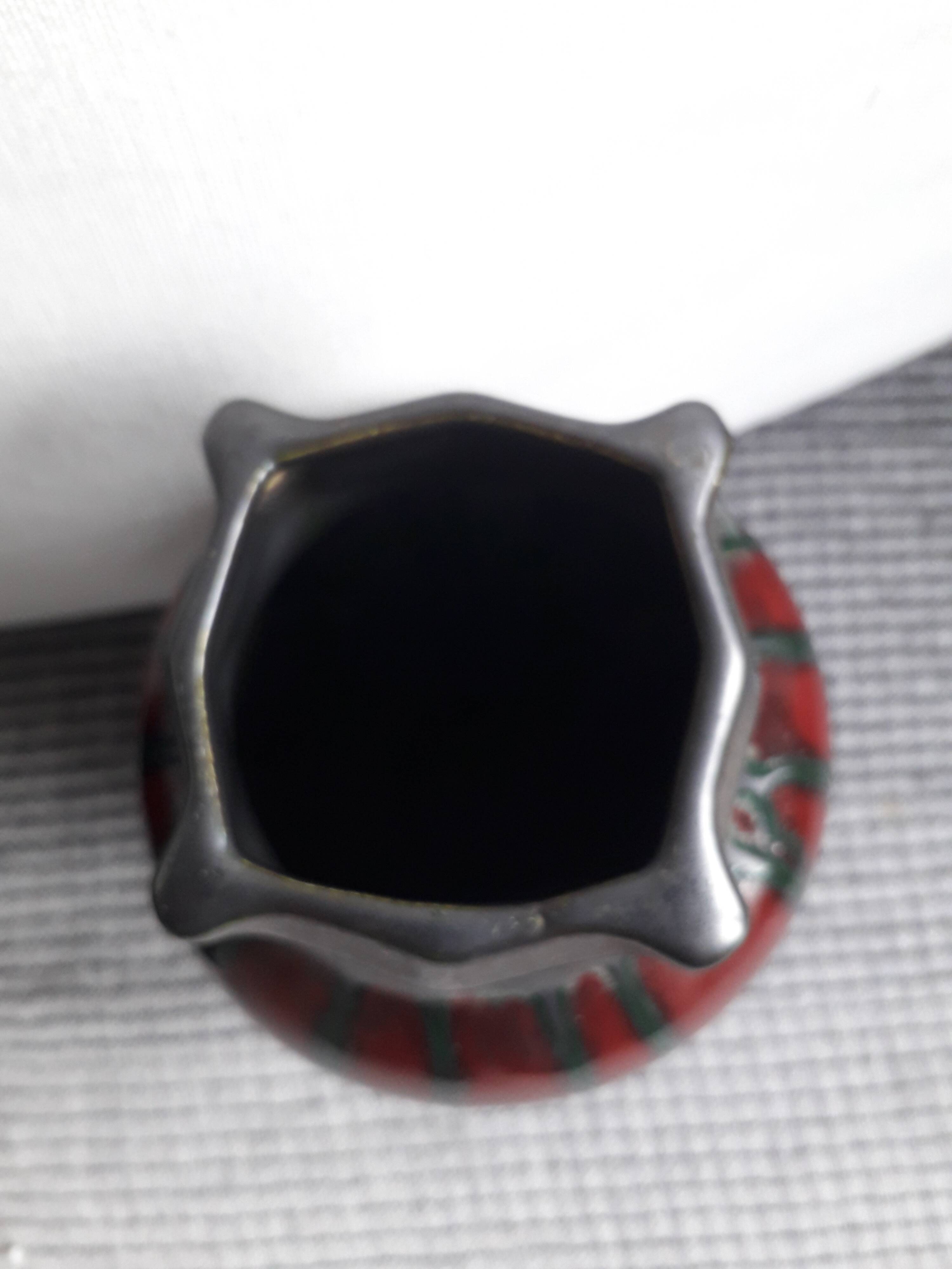 Vintage Belgian ceramic vase