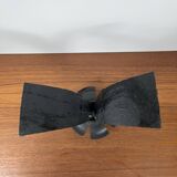 Vintage black wrought iron candle holder. 1960s/70s