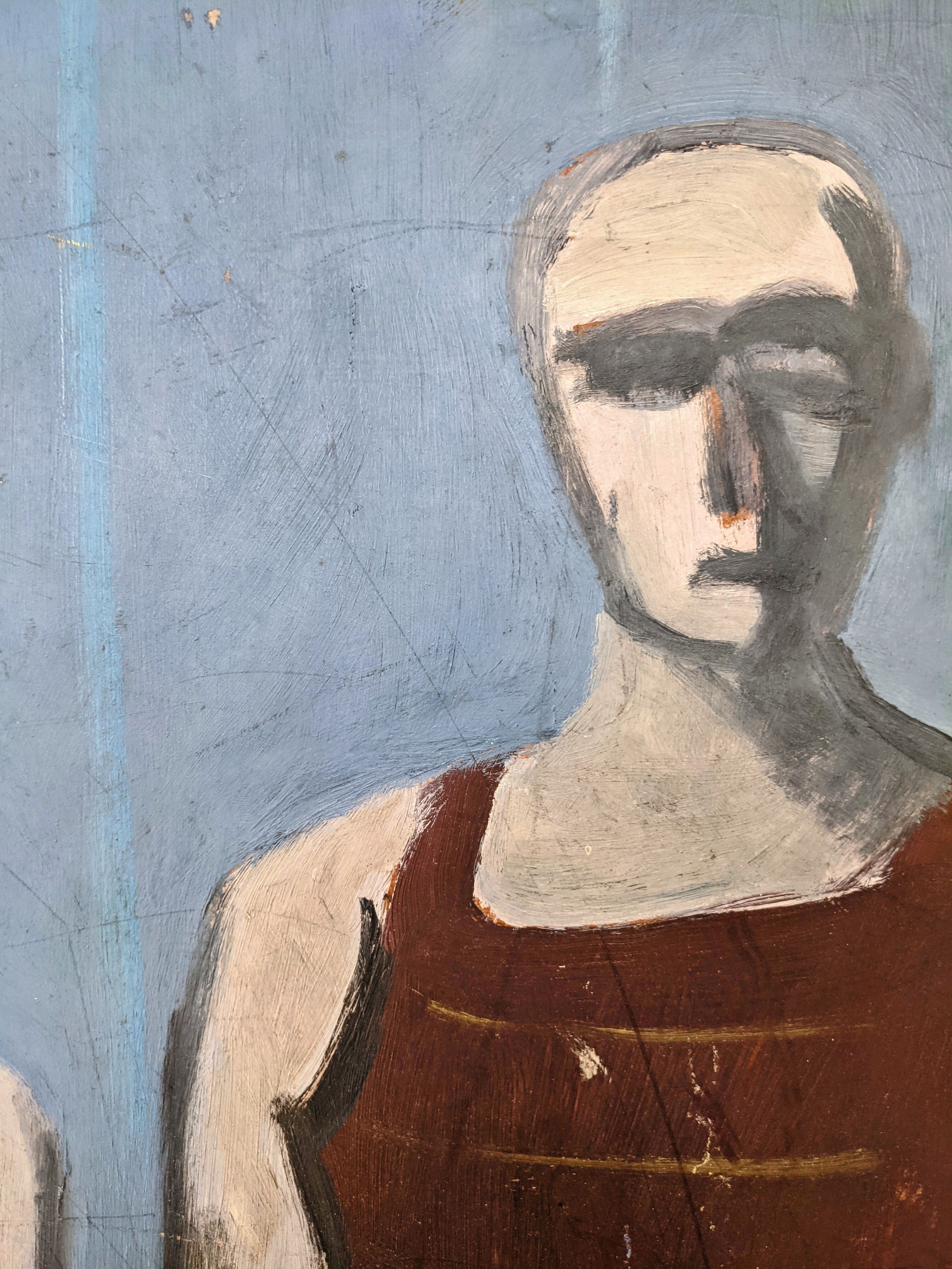 Tableau moderne non signé vers 1950
