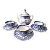 3 Lunéville KG earthenware coffee cups