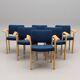 Fauteuil paire modèle 61 avec accoudoirs de rud thygesen & johnny sorensen pour olsen 1970 danemark