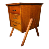 Vintage storage cabinet with 3 drawers, Circa 50's