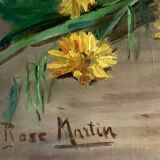 Tableau bouquet fleurs champêtres