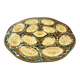Large “Blue & Yellow” slip dish – 1950s