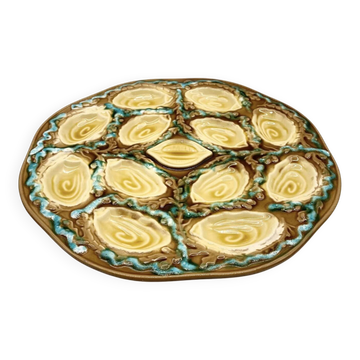 Large “Blue & Yellow” slip dish – 1950s