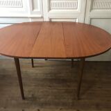 Vintage table with central extension