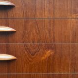 Danish commode model 314 in teak by Johannes Sorth for Nexø Møbelfabrik, 1960s.