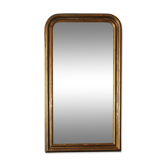 Louis Philippe mirror in gilded wood 150x90cm