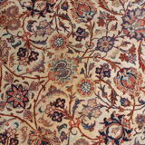 Former carpet Persian Kashaan done hand 125cm x 192cm 1910 s