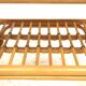 Set of 2 rattan bedside tables, Dux, Sweden, 1960