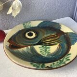 Puigdemont Spanish ceramic plate - fish 28 cm