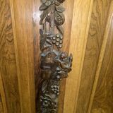 Dutch Renaissance-style cushion cabinet in solid wood