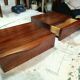 Chevets suspendus scandinaves palissandre