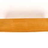 Wall console in solid wood, Switzerland 1940s