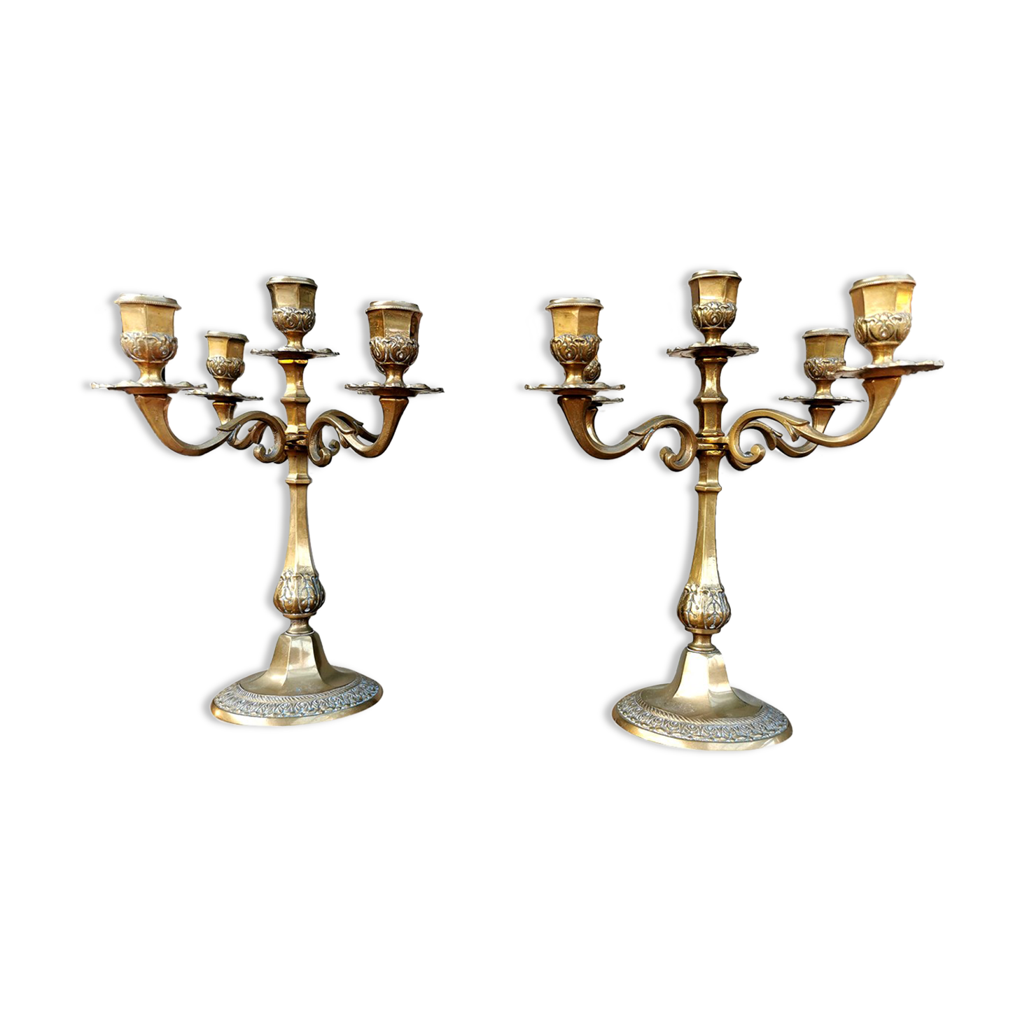 Paire de chandeliers