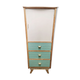 Asymmetrical compass foot cabinet