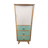 Asymmetrical compass foot cabinet