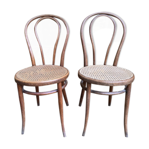 Paire de chaises bistrot