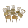 Suite de 8 chaises bistrot modèle Tacoma Baumann