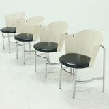 Set of 4 Brobon Dining chairs by Abe Bonnema & Floris van den Broecke 1990s
