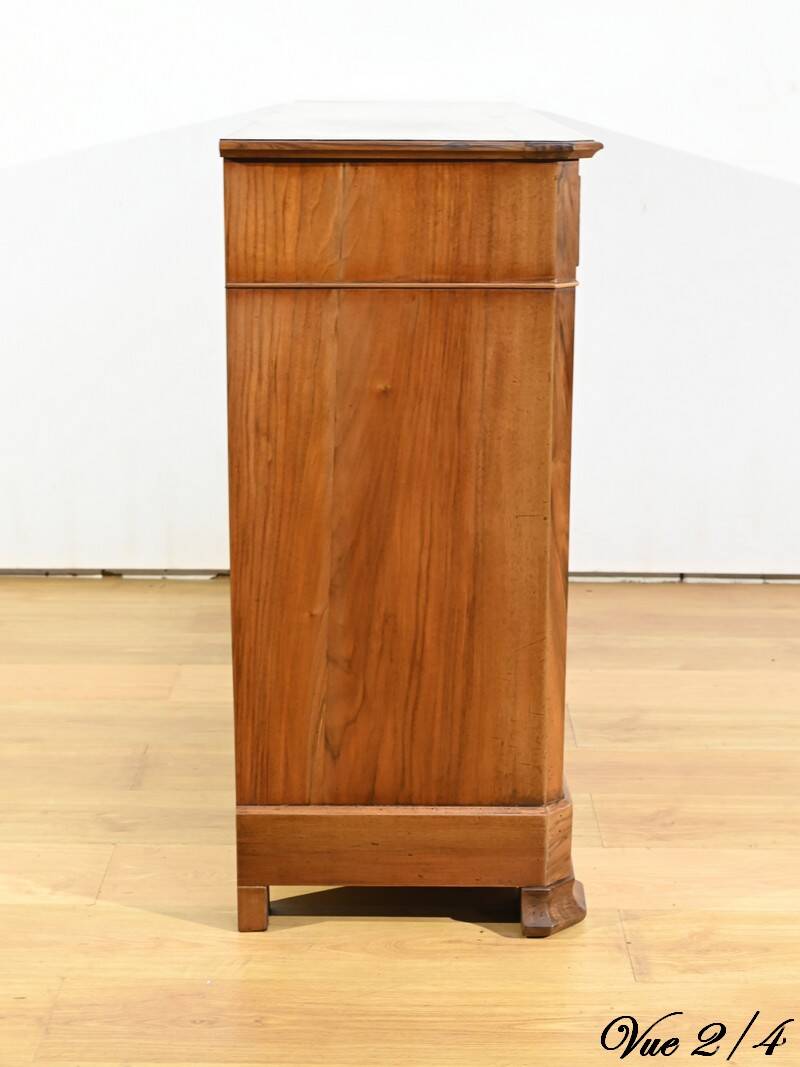 3-door walnut sideboard, late 19th century