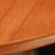 Round dining table with extension - McIntosh - 60s