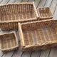 Set of four wicker baskets