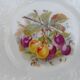Lot of Six porcelain plates, fruit decoration