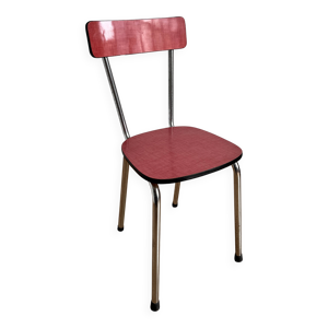 chaise formica rouge